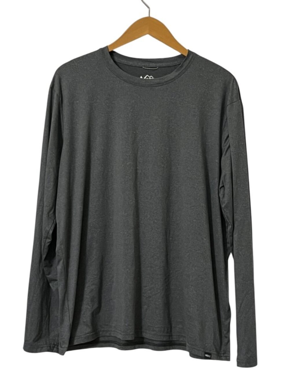 REI Co-op Mens Long Sleeve Shirt Gray Athletic Workout Gym Size Large